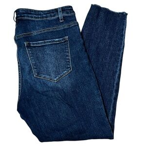 Vervet V2072 Non-Distressed Raw Hem High Rise Skinny Jeans